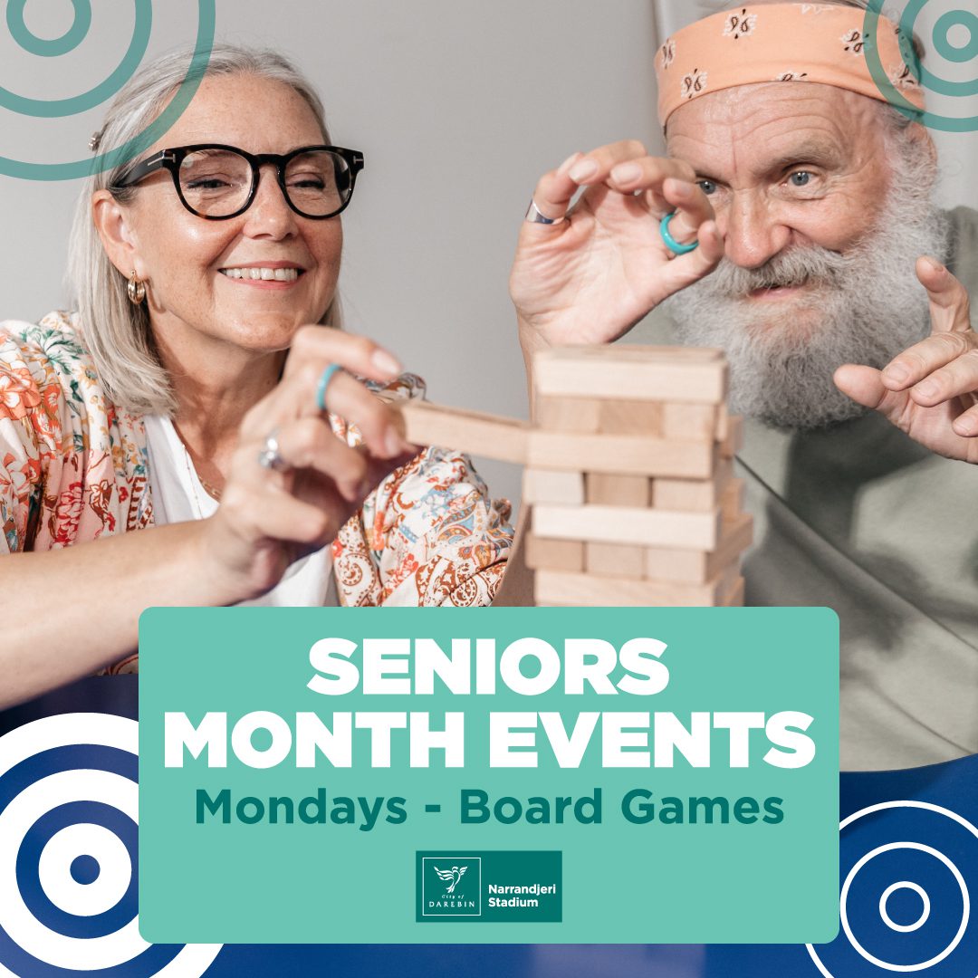 Seniors month darebin stadiums