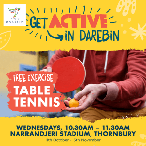 Get Active in Spring Table Tennis
