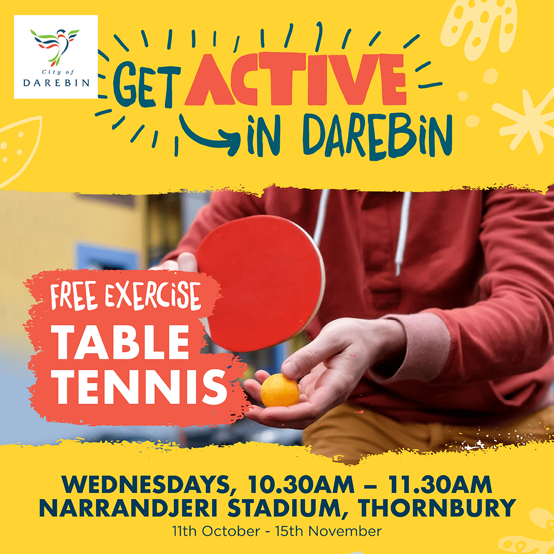 GET ACTIVE SPRING Darebin Stadiums