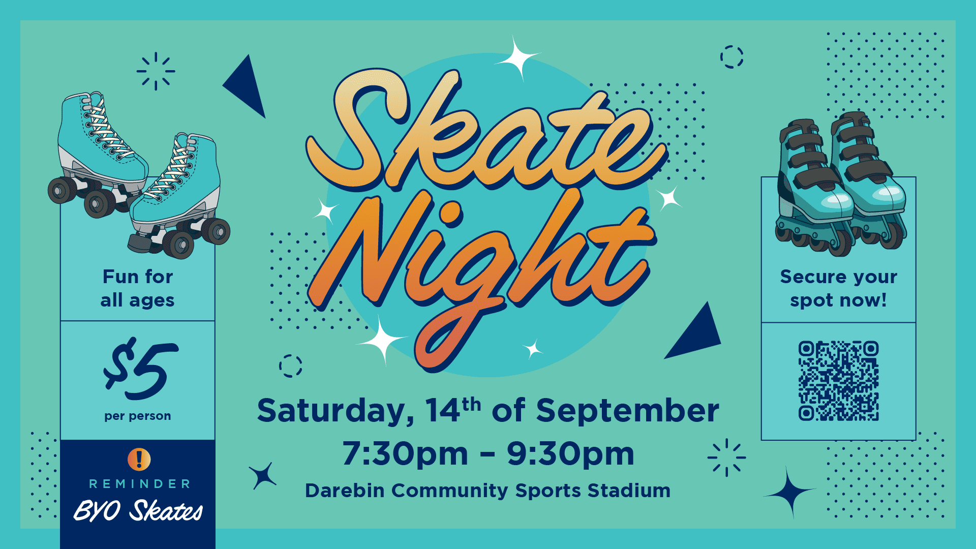 Skate Night at DCSS – 14th September